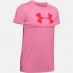 Женская футболка Under Armour Sportstyle Short Sleeved T Shirt Pink