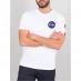 Мужская футболка с коротким рукавом Alpha Industries SPACE SHUTTLE T 09 White