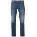 Мужские джинсы Diesel Diesel Larkee Straight Fit Jeans Mid Blue 8XR