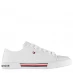 Детские кеды Tommy Hilfiger Tommy Canvas Low Trainers White 100