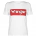 Женская футболка Wrangler Logo T Shirt Off-White