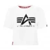 Жіноча футболка Alpha Industries Big A T Shirt White Black