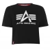 Жіноча футболка Alpha Industries Big A T Shirt Black White