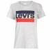 Жіноча футболка Levis Logo T Shirt Grey Smokestack