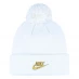 Женская повязка на голову Nike Yarn Pom Beanie Infants White