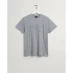 Мужская футболка с коротким рукавом Gant Tonal Shield T Shirt Grey 093