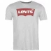 Мужская футболка с коротким рукавом Levis Batwing T Shirt Grey/Red