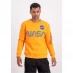 Мужской свитер Alpha Industries NASA Reflective Crew Sweatshirt Orange