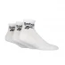 Мужские шорты Reebok 3 Pair Ankle Sports Socks White