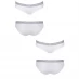 Женское нижнее белье EMPORIO ARMANI 2 Pack Logo Briefs White 04710