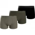 Женское нижнее белье Tommy Hilfiger 3 Pack Everyday Luxe Boxer Shorts Brwn/Grn/Blk0UP