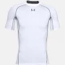 Мужская футболка с коротким рукавом Under Armour Heatgear Core T Shirt Mens White