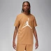 Мужская футболка с коротким рукавом Air Jordan Big Logo T Shirt Mens Brown/Sand