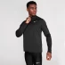 Мужская футболка с длинным рукавом Nike Half Zip Core Long Sleeve Running Top Mens Black