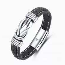 Шкарпетки Aye Do Men's Leather Infinity Bracelet 1915-NP-MLEAINFB