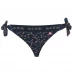 Бикини Jack Wills Poplar Tie Side Bikini Bottoms Navy Print