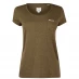 Женская футболка Jack Wills Fullford Pocket T-Shirt Olive