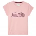 Женская футболка Jack Wills Forstal Boyfriend Logo T-Shirt Blush Pink