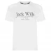 Мужская футболка с коротким рукавом Jack Wills Carnaby Logo T-Shirt White