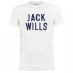 Мужская футболка с коротким рукавом Jack Wills Waybridge Graphic Logo T-Shirt White