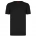 Мужская футболка с коротким рукавом Hugo Depusi T-Shirt Black 001