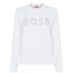 Женское платье Boss Diamante Logo Sweatshirt White 100