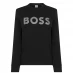Женское платье Boss Diamante Logo Sweatshirt Black 001