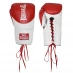 Lonsdale L60 Lace Leather Fight Gloves Red/White