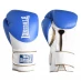 Lonsdale L60 Lace Leather Fight Gloves Blue/Gold