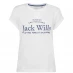 Женская футболка Jack Wills Forstal Boyfriend Logo T-Shirt White