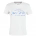 Женская футболка Jack Wills Forstal Boyfriend Logo T-Shirt Lt Ash Marl
