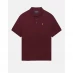 Мужская футболка поло Lyle and Scott Basic Short Sleeve Polo Shirt Burgundy Z562
