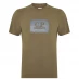 Мужская футболка с коротким рукавом CP COMPANY Block Logo T-Shirt Ivy Green 683