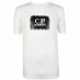 Мужская футболка с коротким рукавом CP COMPANY Block Logo T-Shirt Gauze White 103