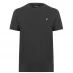 Мужская футболка с коротким рукавом Lyle and Scott Logo T Shirt Charcoal 398