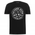 Мужская футболка с коротким рукавом Jack Wills Cornhill Logo T-Shirt Black