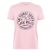 Мужская футболка с коротким рукавом Jack Wills Cornhill Logo T-Shirt Dusty Pink