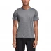 Мужская футболка с коротким рукавом adidas D2M 3 Freelifte Ultimate Training Top Mens GreyMarl/Black