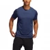 Мужская футболка с коротким рукавом adidas D2M 3 Freelifte Ultimate Training Top Mens Navymarl/Wht