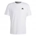 Мужская футболка с коротким рукавом adidas D2M 3 Freelifte Ultimate Training Top Mens White/Black