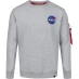 Мужской свитер Alpha Industries Space Shuttle Sweater Grey