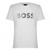 Мужская футболка с коротким рукавом Boss Long Sleeve T Shirt White 100