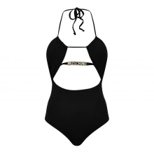 Лиф от купальника MOSCHINO Halter Neck Logo Swimsuit