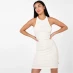Женское платье SoulCal Ribbed Racer Dress Ladies Cream