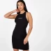 Женское платье SoulCal Ribbed Racer Dress Ladies Black
