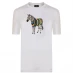 Мужская футболка с коротким рукавом PS PAUL SMITH Zebra Print T Shirt White 01