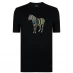 Мужская футболка с коротким рукавом PS PAUL SMITH Zebra Print T Shirt Black 79