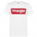 Мужская футболка с коротким рукавом Wrangler Short Sleeve Logo T Shirt White