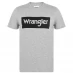 Мужская футболка с коротким рукавом Wrangler Short Sleeve Logo T Shirt Mid Grey