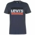 Мужская футболка с коротким рукавом Levis Logo T-Shirt Navy